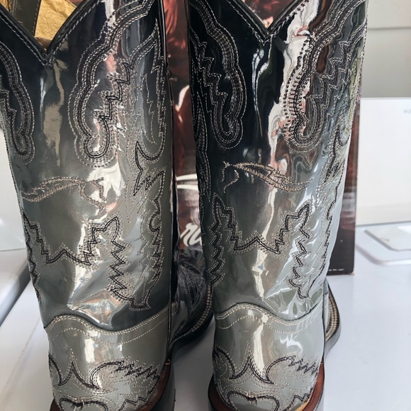 Lagrange patten boots. New, never worn. Kept in original box. - Picture 2 of 6